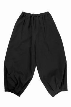 画像をギャラリービューアに読み込む, kujaku hem tuck wide easy pants / P-353 (black)