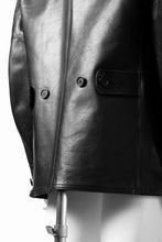 画像をギャラリービューアに読み込む, Y's for men x MASSES LEATHER CAR COAT / MA HORSE LEATHER (BLACK)