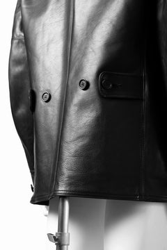 画像をギャラリービューアに読み込む, Y's for men x MASSES LEATHER CAR COAT / MA HORSE LEATHER (BLACK)
