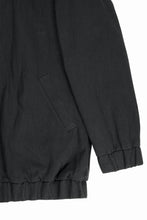 画像をギャラリービューアに読み込む, kujaku oversized zip-up blouson / J-811 (black)