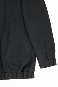 画像をギャラリービューアに読み込む, kujaku oversized zip-up blouson / J-811 (black)