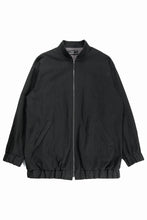 画像をギャラリービューアに読み込む, kujaku oversized zip-up blouson / J-811 (black)