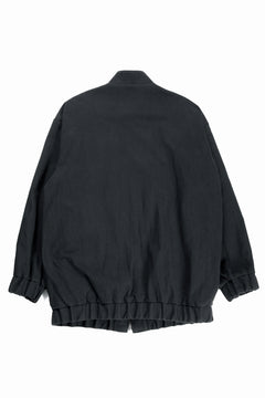 画像をギャラリービューアに読み込む, kujaku oversized zip-up blouson / J-811 (black)