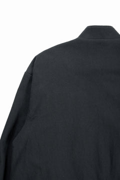 画像をギャラリービューアに読み込む, kujaku oversized zip-up blouson / J-811 (black)
