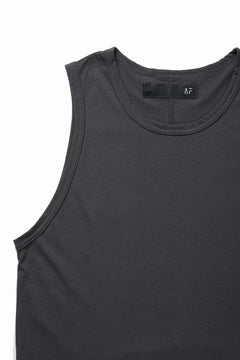 画像をギャラリービューアに読み込む, A.F ARTEFACT SQURECUT LONG TANK TOP (GREY)