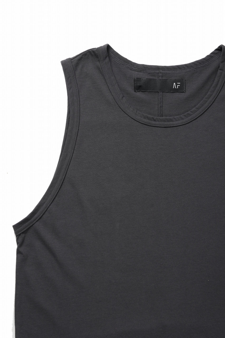 画像をギャラリービューアに読み込む, A.F ARTEFACT SQURECUT LONG TANK TOP (GREY)