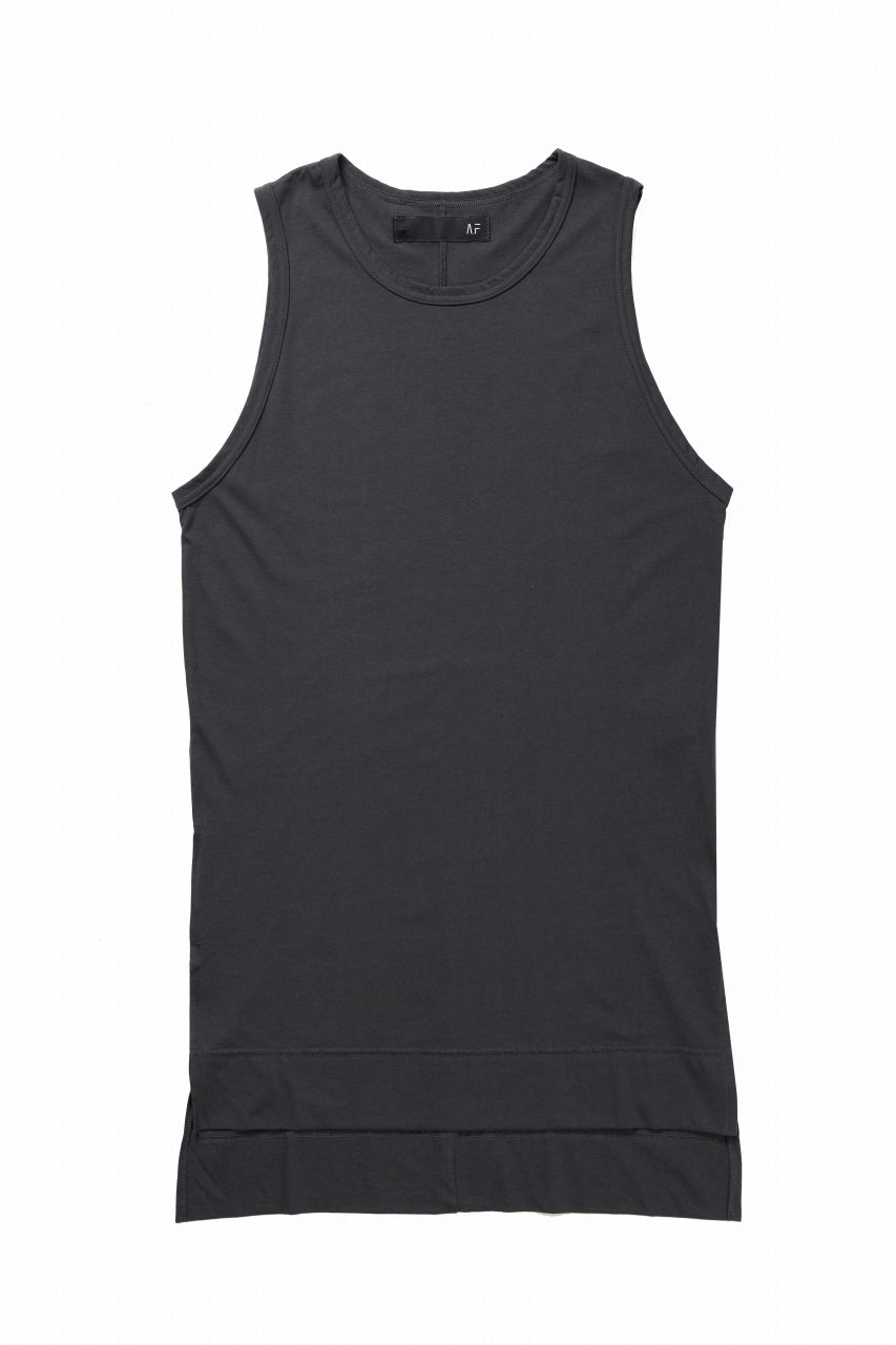 画像をギャラリービューアに読み込む, A.F ARTEFACT SQURECUT LONG TANK TOP (GREY)