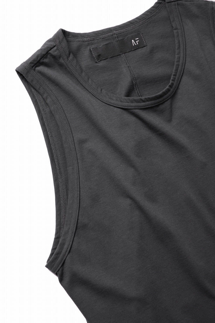 画像をギャラリービューアに読み込む, A.F ARTEFACT SQURECUT LONG TANK TOP (GREY)