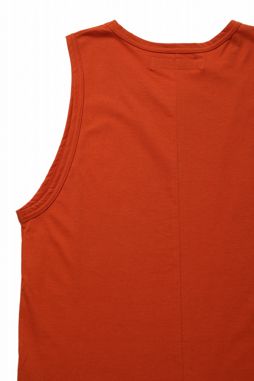 画像をギャラリービューアに読み込む, A.F ARTEFACT SQURECUT LONG TANK TOP (ORANGE)