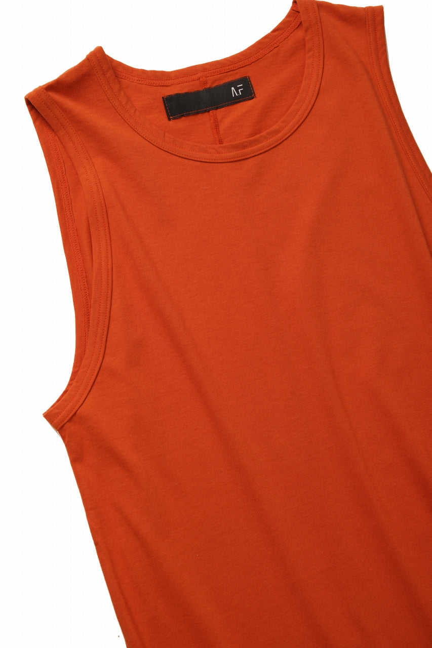 画像をギャラリービューアに読み込む, A.F ARTEFACT SQURECUT LONG TANK TOP (ORANGE)