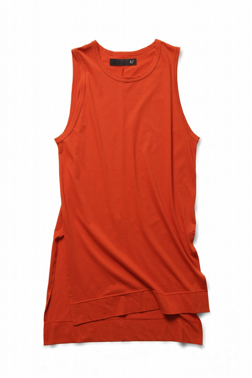 画像をギャラリービューアに読み込む, A.F ARTEFACT SQURECUT LONG TANK TOP (ORANGE)