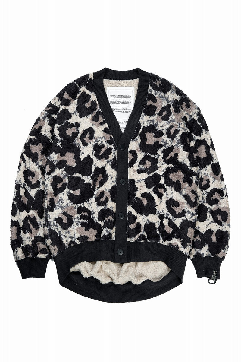 ビューティ ビースト
ニット帽 beauty : beast LARGE LEOPARD FLEECE CARDIGAN (LIGHT LEOPARD
