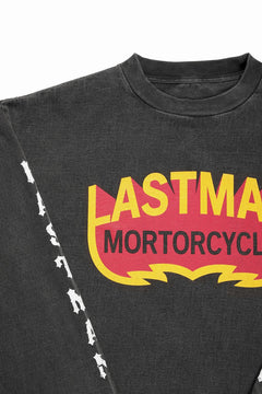 画像をギャラリービューアに読み込む, LASTMAN L/S PRINTED TEE -MOTORCYCLE- (BLACK)