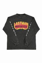 画像をギャラリービューアに読み込む, LASTMAN L/S PRINTED TEE -MOTORCYCLE- (BLACK)