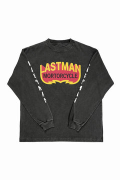 画像をギャラリービューアに読み込む, LASTMAN L/S PRINTED TEE -MOTORCYCLE- (BLACK)