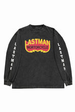 画像をギャラリービューアに読み込む, LASTMAN L/S PRINTED TEE -MOTORCYCLE- (BLACK)