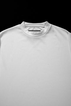 画像をギャラリービューアに読み込む, N/07 DOLMAN SHORT SLEEVE TEE / AQUASUITING THICK RIB (WHITE)