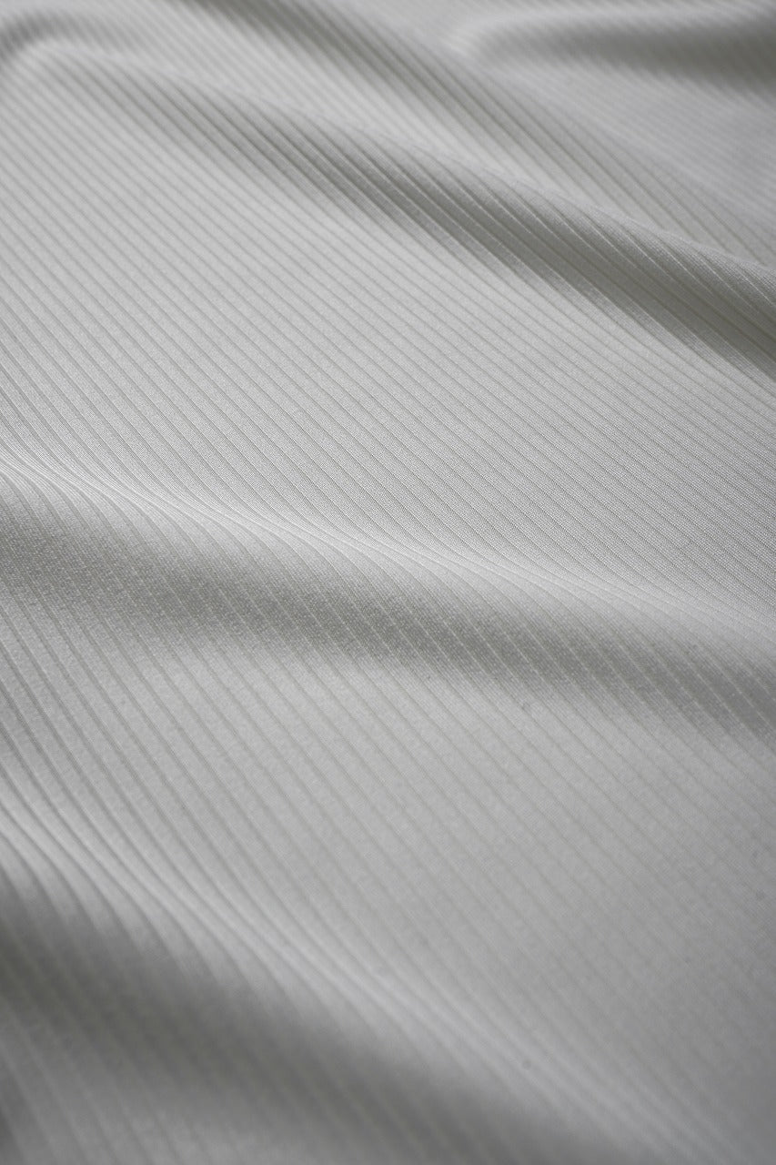 画像をギャラリービューアに読み込む, N/07 DOLMAN SHORT SLEEVE TEE / AQUASUITING THICK RIB (WHITE)