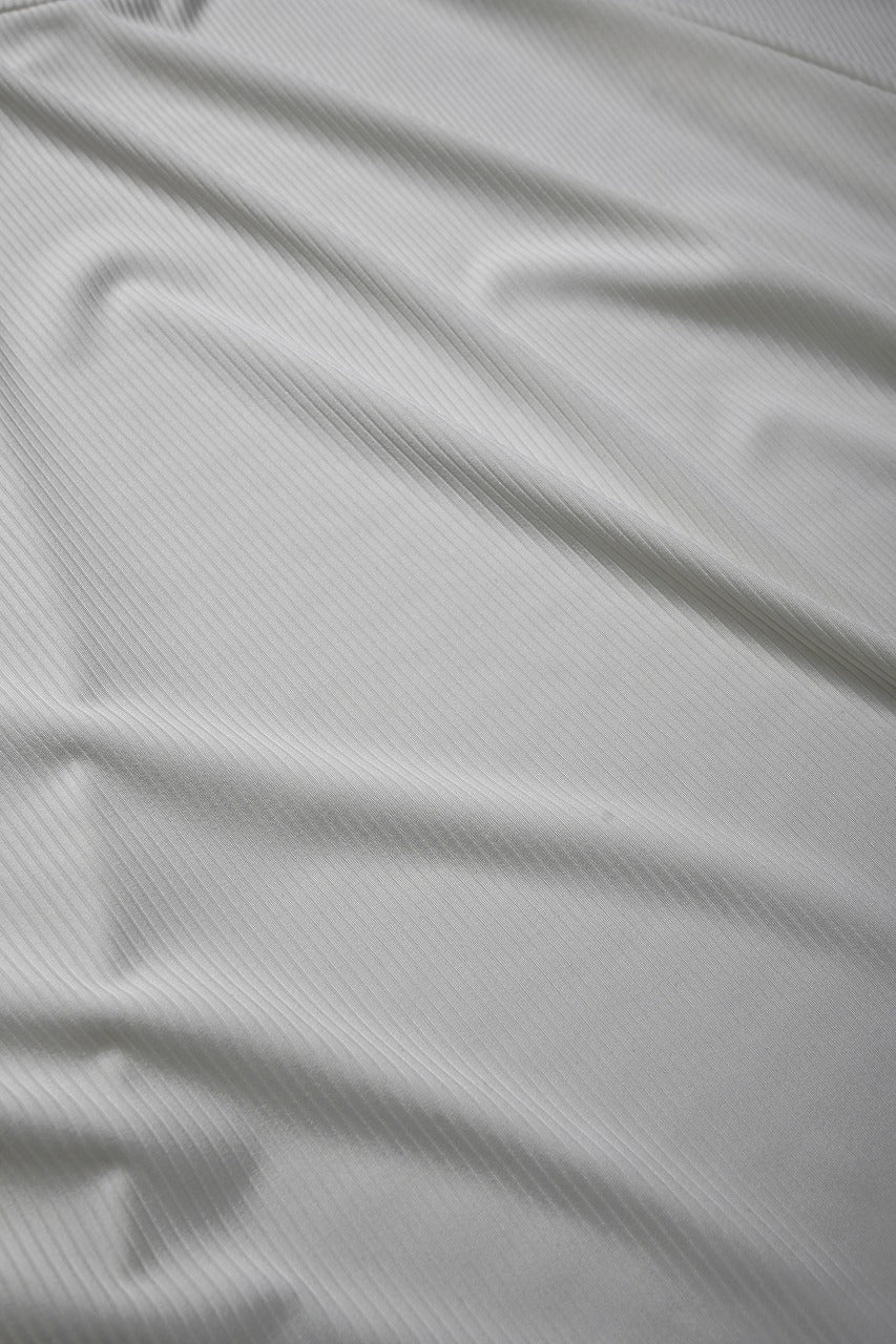 画像をギャラリービューアに読み込む, N/07 DOLMAN SHORT SLEEVE TEE / AQUASUITING THICK RIB (WHITE)