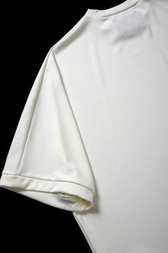 画像をギャラリービューアに読み込む, N/07 DOLMAN SHORT SLEEVE TEE / AQUASUITING THICK RIB (WHITE)