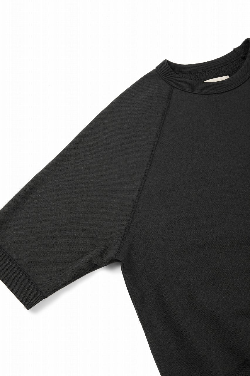 画像をギャラリービューアに読み込む, N/07 exclusive RAGLAN SHORT SLEEVE TOPS / US DRY TERRY (BLACK)