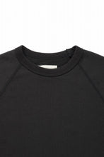 画像をギャラリービューアに読み込む, N/07 exclusive RAGLAN SHORT SLEEVE TOPS / US DRY TERRY (BLACK)