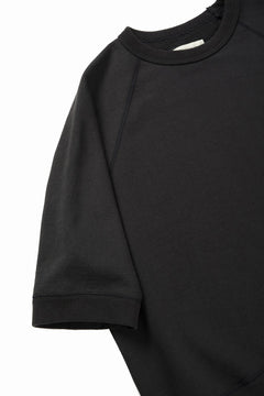 画像をギャラリービューアに読み込む, N/07 exclusive RAGLAN SHORT SLEEVE TOPS / US DRY TERRY (BLACK)