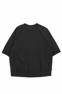 画像をギャラリービューアに読み込む, N/07 exclusive RAGLAN SHORT SLEEVE TOPS / US DRY TERRY (BLACK)