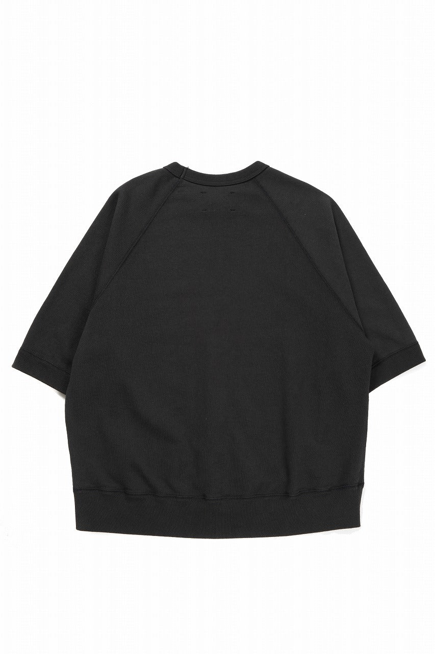 画像をギャラリービューアに読み込む, N/07 exclusive RAGLAN SHORT SLEEVE TOPS / US DRY TERRY (BLACK)