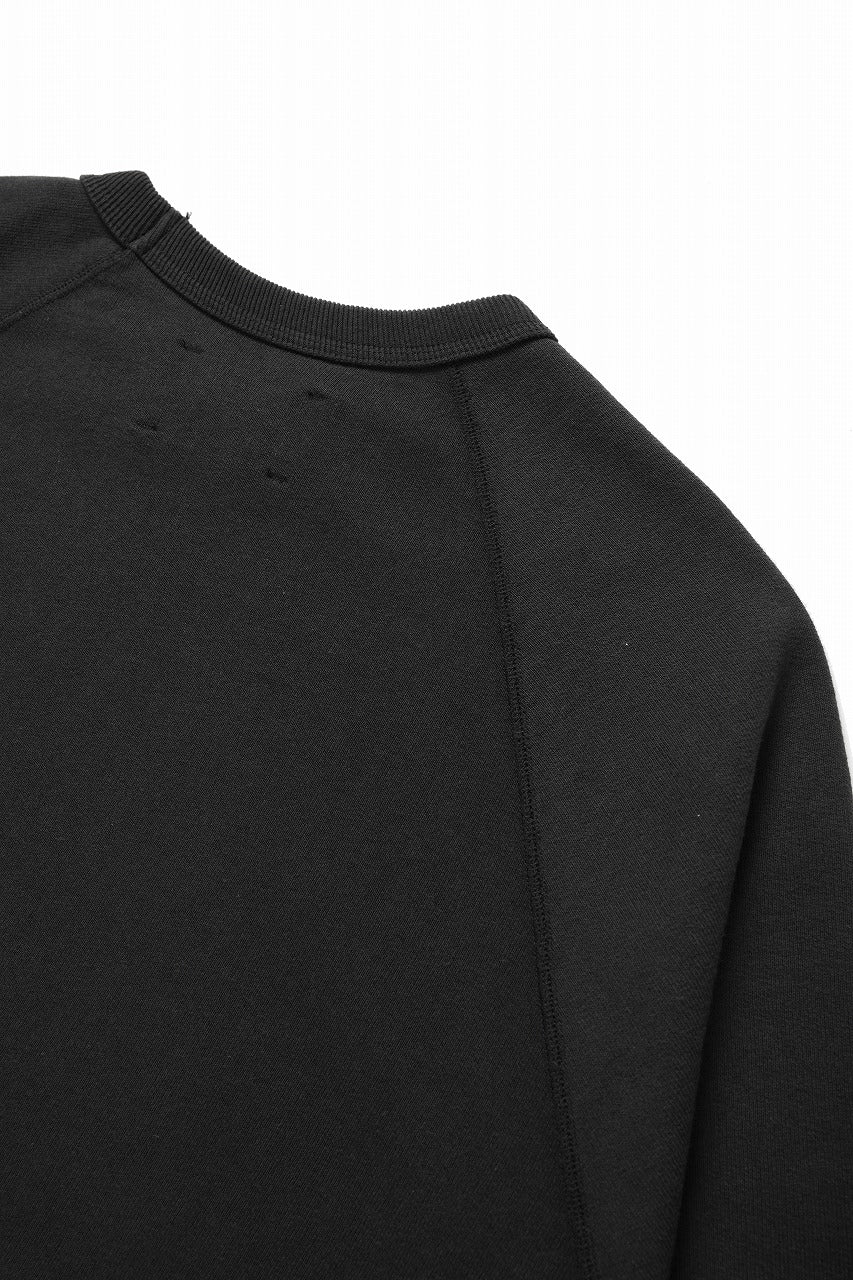 画像をギャラリービューアに読み込む, N/07 exclusive RAGLAN SHORT SLEEVE TOPS / US DRY TERRY (BLACK)