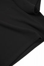 画像をギャラリービューアに読み込む, N/07 OVERSIZE TOP / RIBBED CARDBOARD KNIT JERSEY (BLACK)