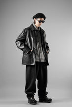 画像をギャラリービューアに読み込む, Y's for men x MASSES LEATHER CAR COAT / MA HORSE LEATHER (BLACK)