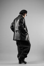 画像をギャラリービューアに読み込む, Y's for men x MASSES LEATHER CAR COAT / MA HORSE LEATHER (BLACK)