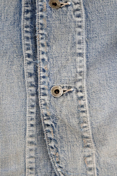 Load image into Gallery viewer, FULLCOUNT x N/07 exclusive COVER ALL JACKET / 10.5oz Zimbabwe Denim (INDIGO BLUE / EFFECTED)