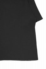 画像をギャラリービューアに読み込む, A.F ARTEFACT OVER SIZE FIT S/S TOP / HONEY COMB WAFFLE KNIT JERSEY (BLACK)