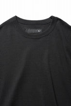 画像をギャラリービューアに読み込む, A.F ARTEFACT OVER SIZE FIT S/S TOP / HONEY COMB WAFFLE KNIT JERSEY (BLACK)