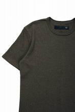 画像をギャラリービューアに読み込む, A.F ARTEFACT REGULAR FIT S/S TOP / WAFFLE KNIT JERSEY (OLIVE)