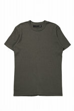 画像をギャラリービューアに読み込む, A.F ARTEFACT REGULAR FIT S/S TOP / WAFFLE KNIT JERSEY (OLIVE)
