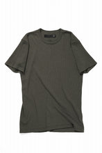 画像をギャラリービューアに読み込む, A.F ARTEFACT REGULAR FIT S/S TOP / WAFFLE KNIT JERSEY (OLIVE)