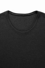 画像をギャラリービューアに読み込む, black crow x LOOM exclusive short sleeve tops / JP paper cotton jersey (BLACK)