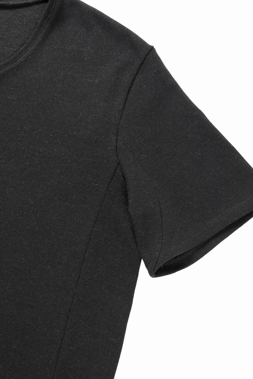 画像をギャラリービューアに読み込む, black crow x LOOM exclusive short sleeve tops / JP paper cotton jersey (BLACK)