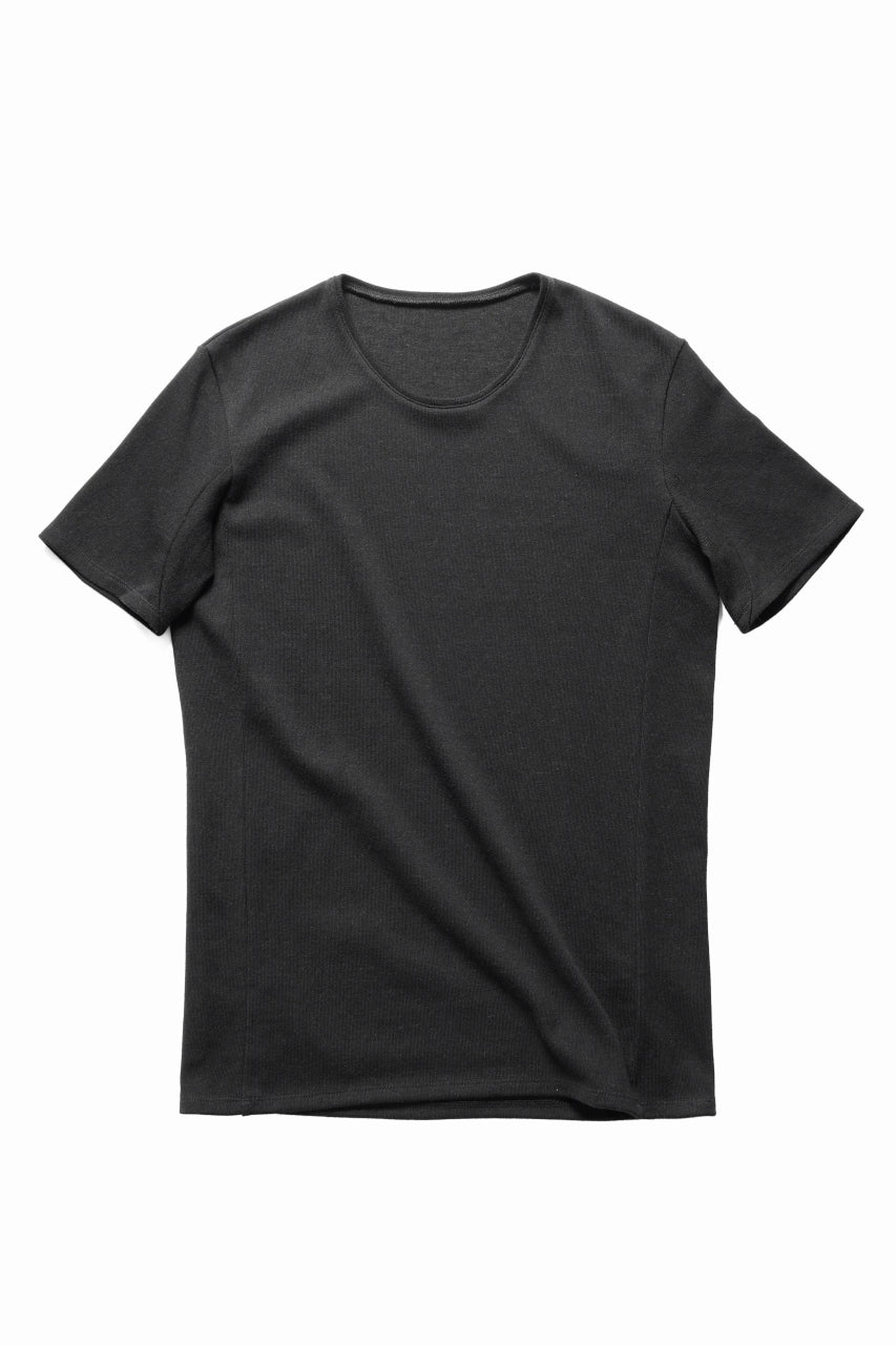 画像をギャラリービューアに読み込む, black crow x LOOM exclusive short sleeve tops / JP paper cotton jersey (BLACK)