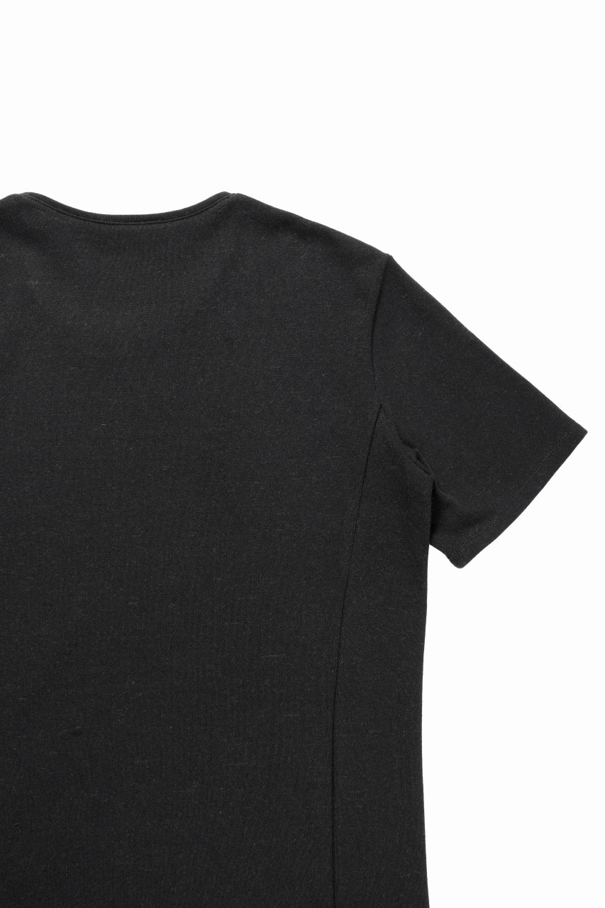 画像をギャラリービューアに読み込む, black crow x LOOM exclusive short sleeve tops / JP paper cotton jersey (BLACK)