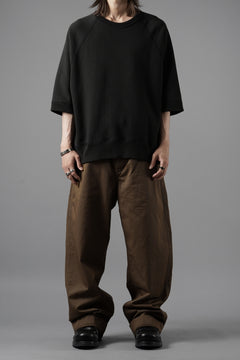 画像をギャラリービューアに読み込む, N/07 exclusive RAGLAN SHORT SLEEVE TOPS / US DRY TERRY (BLACK)