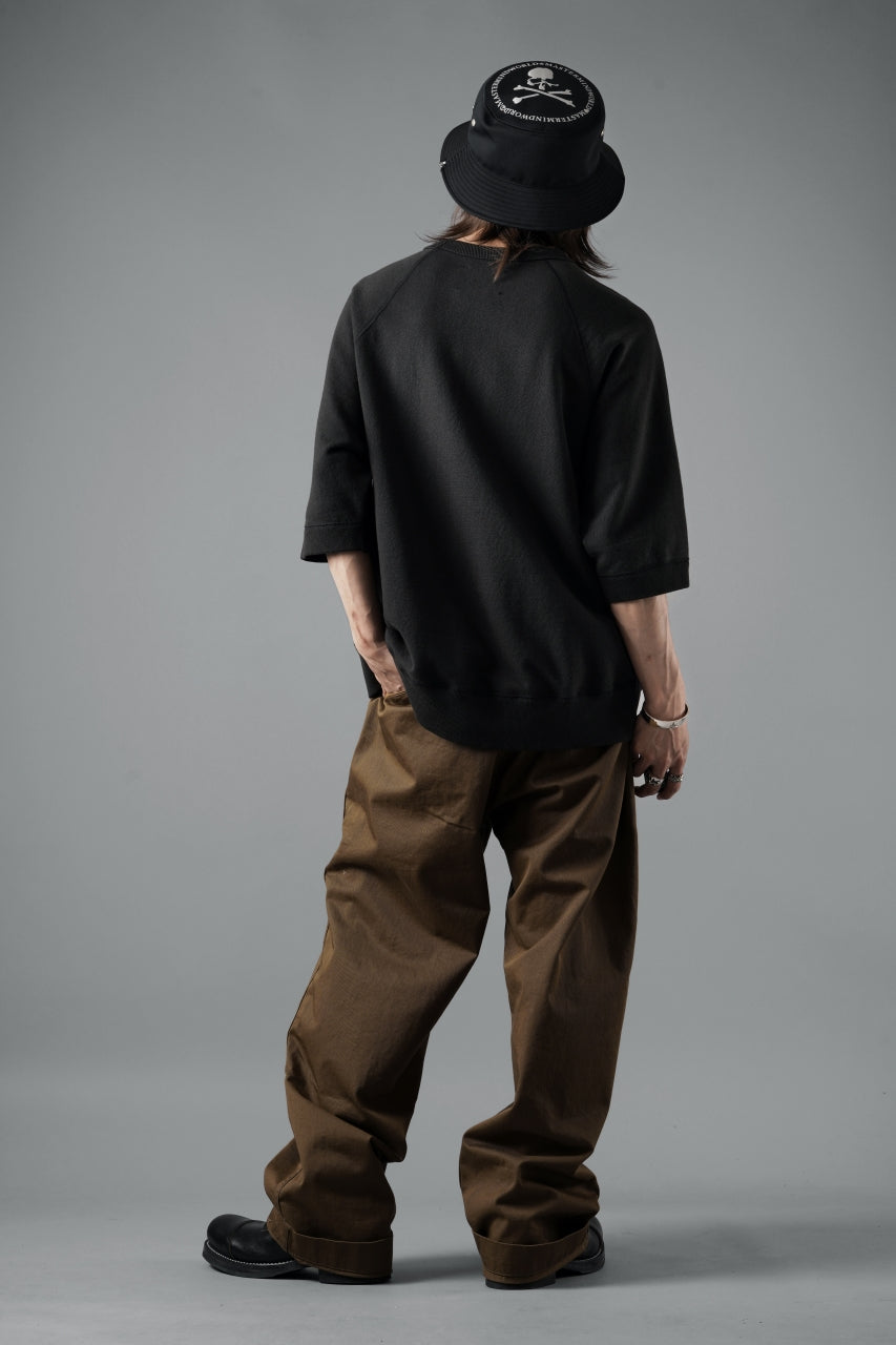 画像をギャラリービューアに読み込む, N/07 exclusive RAGLAN SHORT SLEEVE TOPS / US DRY TERRY (BLACK)