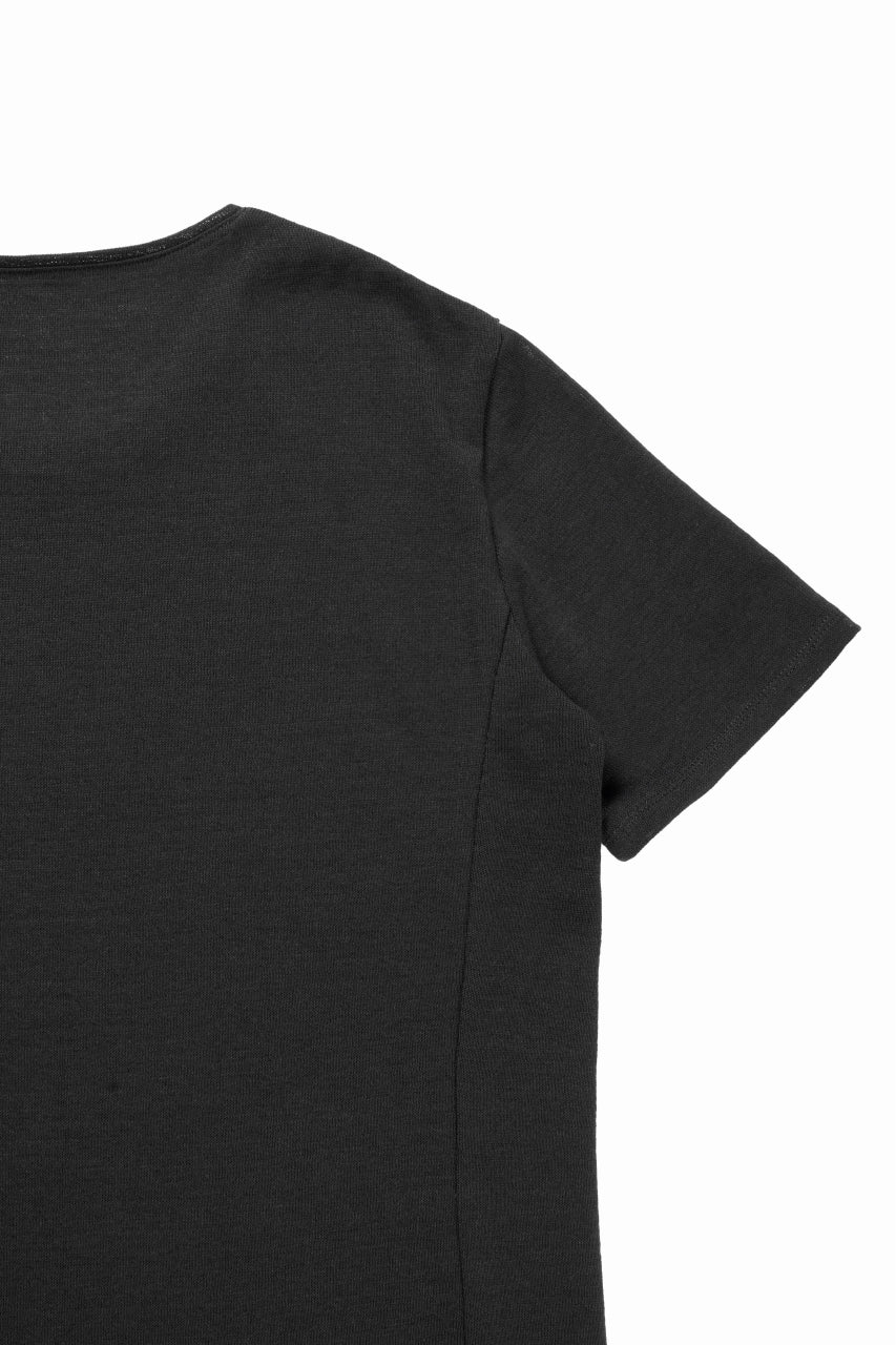 画像をギャラリービューアに読み込む, black crow x LOOM exclusive short sleeve tops / gima cotton jersey (BLACK)