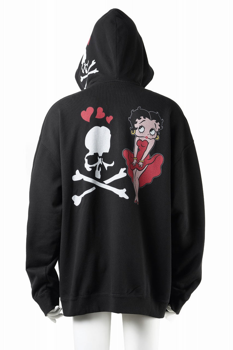 まひたん MASTERMIND WORLD x BETTY BOOP™︎ ZIP UP HOODIE / BOXY FIT