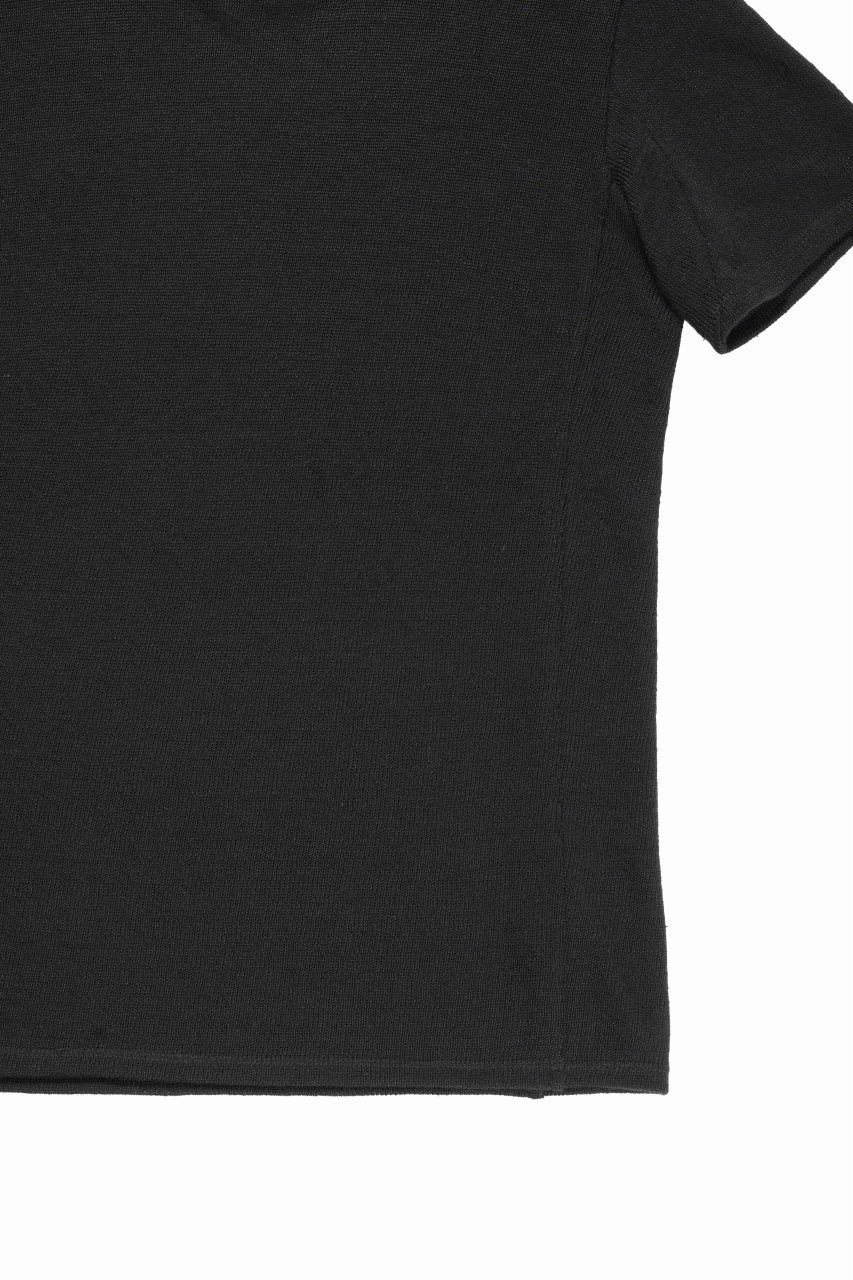 画像をギャラリービューアに読み込む, black crow x LOOM exclusive short sleeve tops / gima cotton jersey (BLACK)