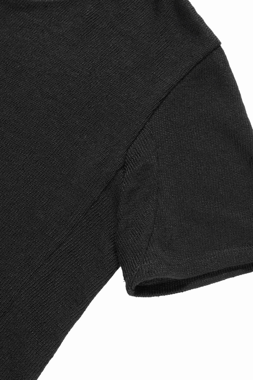 画像をギャラリービューアに読み込む, black crow x LOOM exclusive short sleeve tops / gima cotton jersey (BLACK)