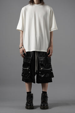 画像をギャラリービューアに読み込む, N/07 DOLMAN SHORT SLEEVE TEE / AQUASUITING THICK RIB (WHITE)